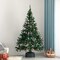 Gardenised Green Plastic Christmas Tree Stand With Screw Fastener QI003953 - alternate 3
